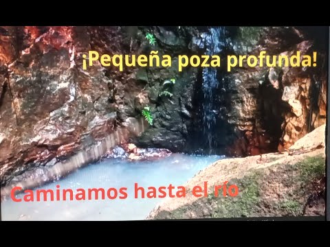 Nos internamos en la selva espesa para conocer un tesoro escondido. Un manantial en la roca.