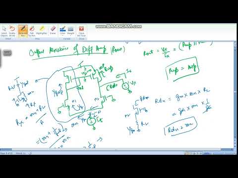 analog ic design 59 Differential Amplifier 15, current mirror load 2