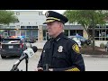Police Briefing Robbery Suspect In Critical Condition After Attacking Police Officer