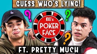 Who Is The Best Liar In This Boy Band? | Poker Face ft. PRETTYMUCH