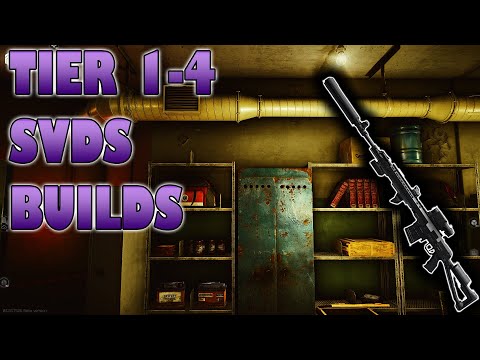 Escape from Tarkov Svds Builds tier 1-4 traders