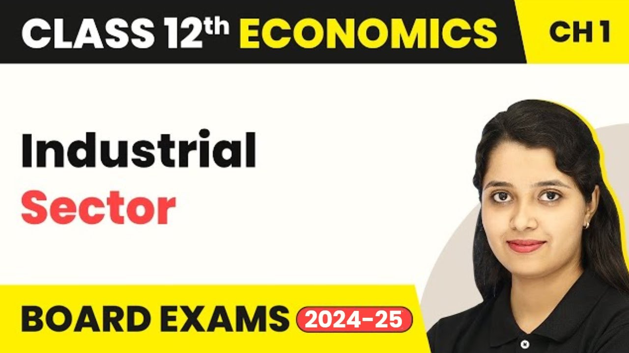 Industrial Sector - Indian Economy on the Eve of Independence | Class 12 Economics (2024-25)