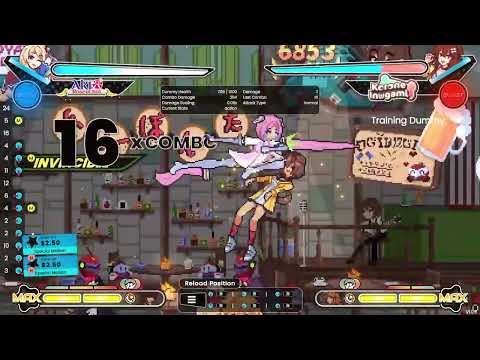 Kinda cool Aki combo (Idol Showdown)