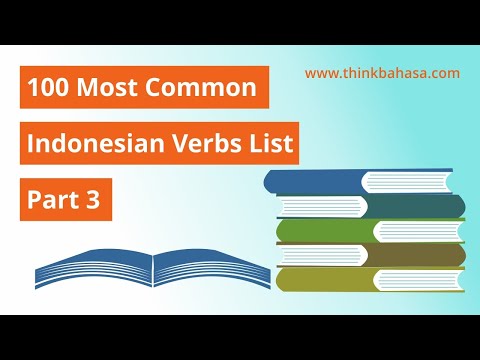 100 Most Common Verbs in Bahasa Indonesia Part 3 | Learn Indonesian Language