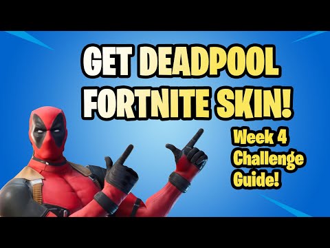 HOW TO GET FREE DEADPOOL KATANAS - WEEK 4 CHALLENGES FREE BACKBLING Find Deadpool's Katanas Fortnite