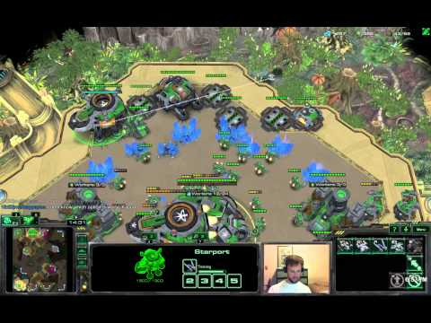 Troll Build vs 7 Roach Rush - TvZ Starcraft 2 HotS