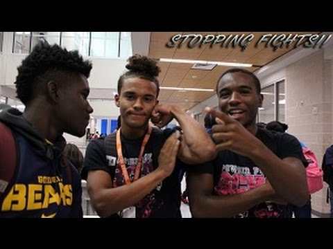 Vlog #10 STOPPING 3 FIGHTS AT SCHOOL!!!!