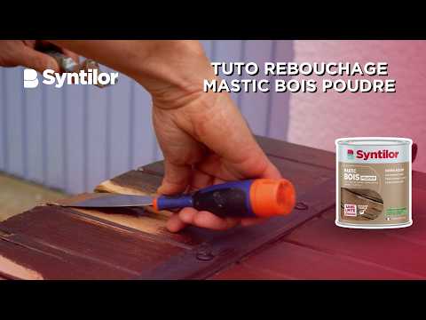 Tuto Vidéo Mastic Bois Poudre Biosourcé