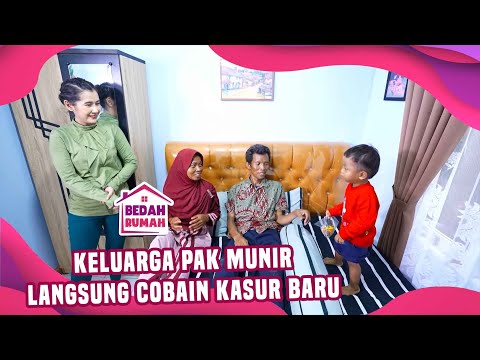 Keluarga Pak Munir Langsung Cobain Kasur Baru - BEDAH RUMAH eps 399 part 2