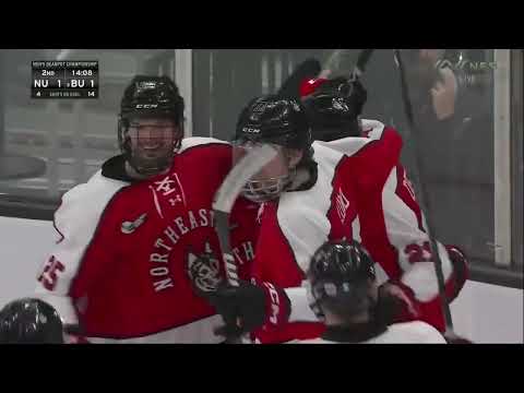 Northeastern goes back to back! 2024 Beanpot Championship highlights