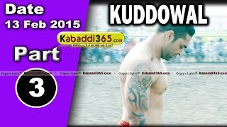 Kuddowal ( Jalandhar) Kabaddi Tournament 13 Feb 2015 Part 1 by Kabaddi365.com