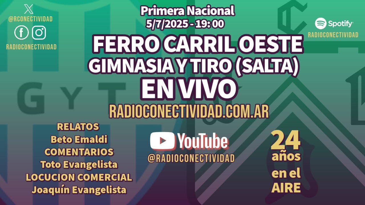 Ferro Carril Oeste vs. Gimnasia y Tiro de Salta en vivo (5/7/2025)