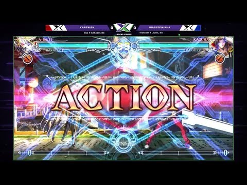 F@X 249 BB: CF - KarthisK (Λ-No.11-) Vs. WastedNinja (Kagura) - BlazBlue: Central Fiction LF