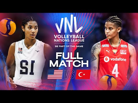 USA 🇺🇸 vs. Türkiye 🇹🇷 - VNL 2024 | Full Match - Week 2