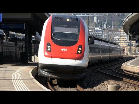 IC 5 nach St. Gallen , Züge in Oerlikon - SBB RABDe 500