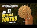 Uncharted: The Lost Legacy - All Hoysala Token Locations (Yas Queen Trophy Guide)