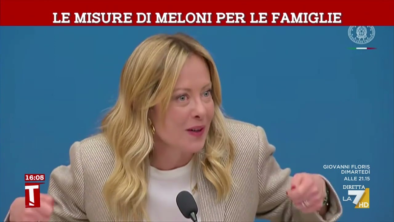 Le misure di Meloni per le famiglie