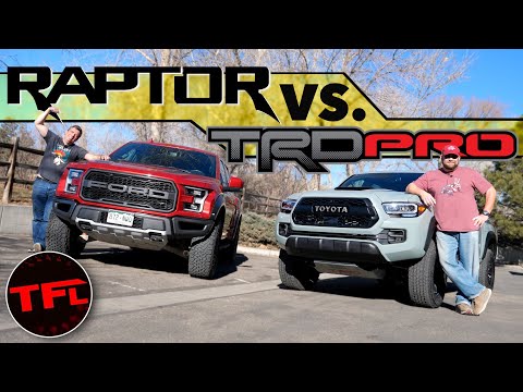 Big vs. Small: The Ford Raptor & Toyota Tacoma TRD Pro Are Both Off-Road Beasts - But Which Is Best?