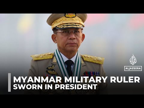 Myanmar coup leader takes office as president, vows to restore ASEAN ties