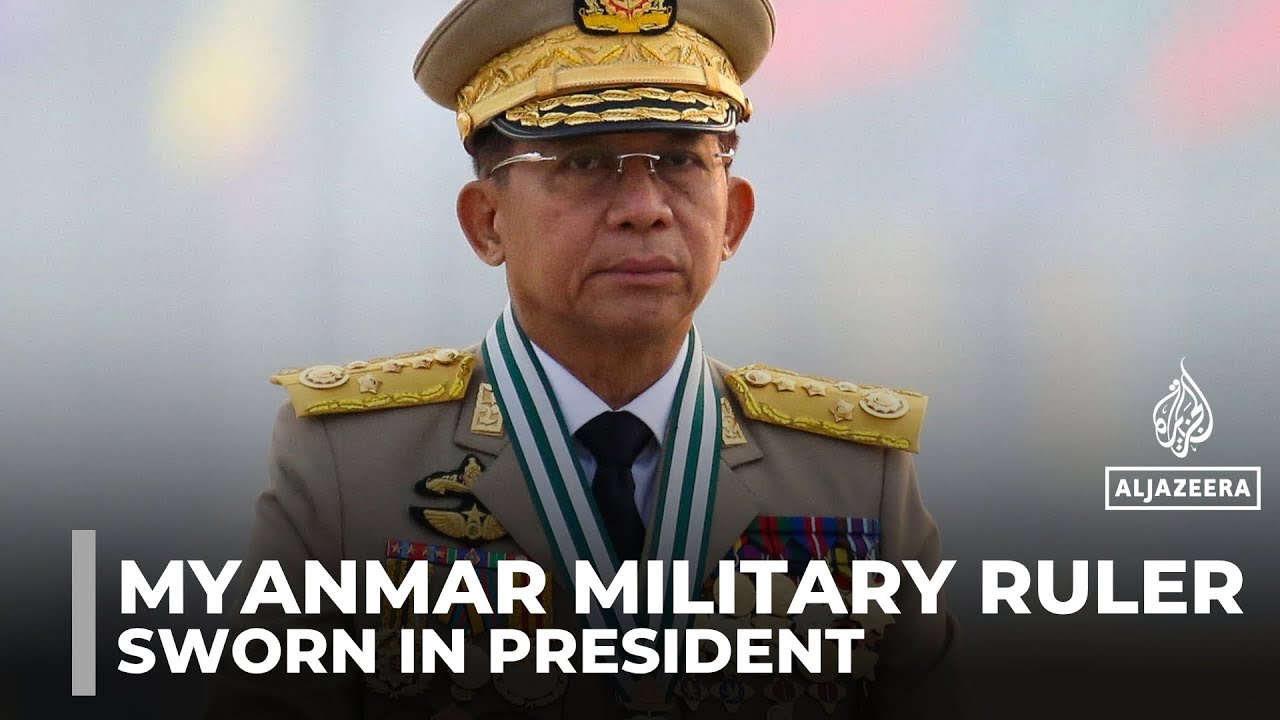 Myanmar coup leader takes office as president, vows to restore ASEAN ties