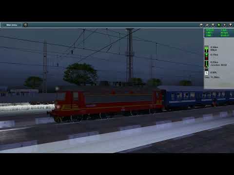 Trainz(BG) Vidin-Brusarci  43 309 with fast train
