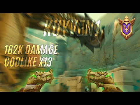Kuyven1 Lex 162K DAMAGE GODLIKE X13 (Grandmaster) DEATH HASTENS - Paladins Competitive