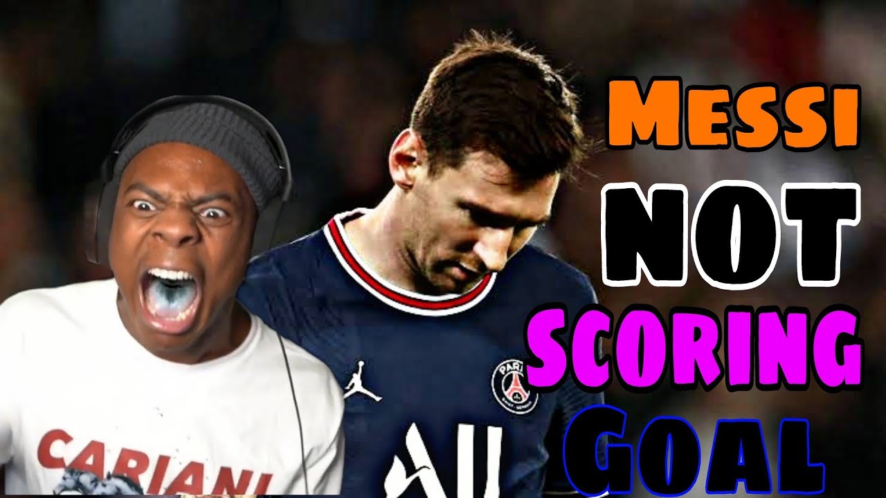 ishowspeed reaction when messi misses the goal