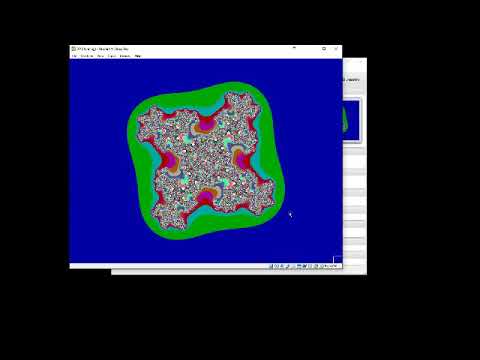 Fractint in virtualbox, works but not fully...