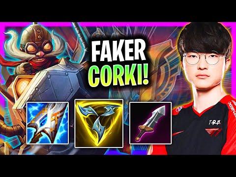 FAKER IS A GOD WITH CORKI! | T1 Faker Plays Corki Mid vs Varus!  Season 2024