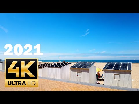 Oostende - Mariakerke, 🇧🇪 Belgium 🇧🇪 beach Promenade walk - 4K 60FPS