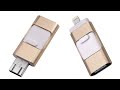 iOS Flash Drive || How to use USB drives with an iPhone || 3 in 1 USB OTG Flash Drive for iPhone