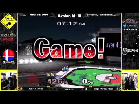 Avalon M-III - Marc + JJ | Amsah Vs Tempo | Westballz + Faab - SSBM Doubles Losers Final