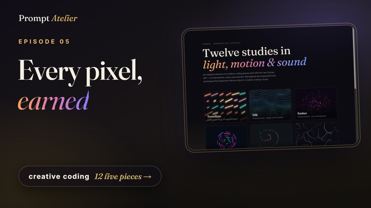 Lumen — the reel · Prompt Atelier