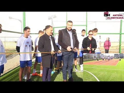 Teren de sport multifuncțional, inaugurat la Fetești
