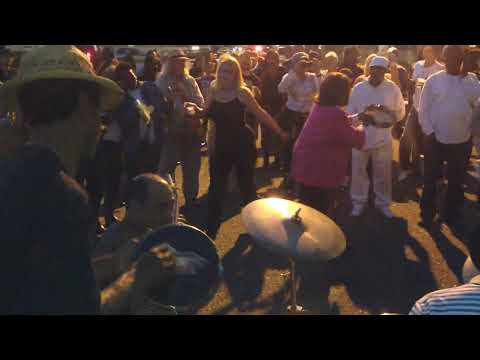 Shannon Powell & David Torkanowsky, Trumpet Black and Chris Severin at first Tremé Jazz Fest!