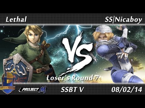 PM Singles: Lethal (Link) vs SS|Nicaboy (Sheik, Marth) - SSBT5