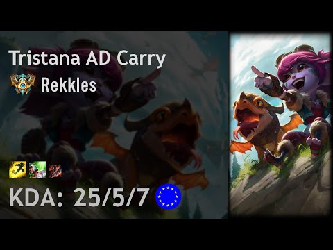 Tristana AD Carry vs Lucian - Rekkles - EUW Challenger Patch 6.17