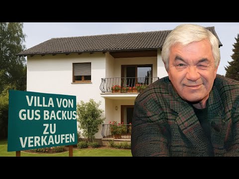 The abandoned house of Gus Backus where he died and his net worth