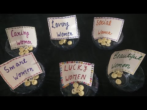 女性の日ゲーム、1分ゲーム、キティちゃんパーティーゲーム (Women's day game, one minute game, Kitty party game)