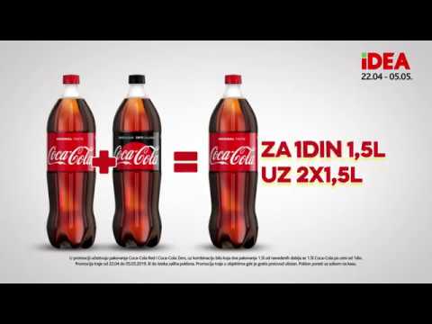 IDEA | Coca-Cola 1,5l za 1 dinar uz kupljena 2x1,5l