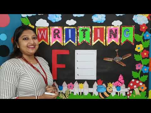 Let Us Learn to Write the Alphabets - Letter 'F' !!!