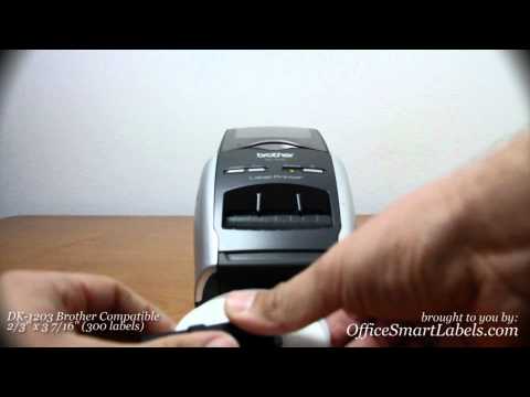 Brother Compatible DK1203 With Reusable Cartridge - How To Save Money with Brother Compatible Labels