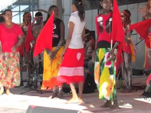 Red Flag Dancers, Fed Square, Melbourne, 21 May 2011 - Part 1/2