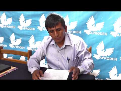 Caso Cayara. Entrevista al alcalde David Ccayo.