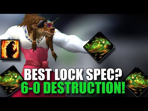 IS DESTRUCTION BEST WARLOCK SPEC RIGHT NOW? 6-0 SOLO SHUFFLES - BUALOCK