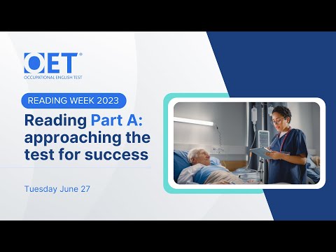 OET Reading Week - Success in Reading Part A