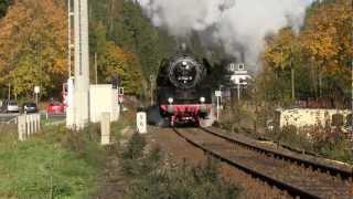 preview picture of video 'BR 41 1144-9 - Sormitztal-Express 20.10.2012'