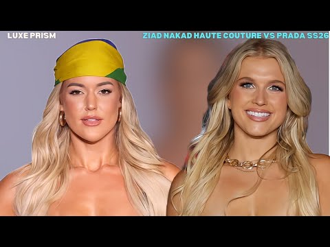 Isis Fashion Show 2026 | Ziad Nakad Haute Couture vs Prada S | Couture Drama Meets Modern Minimalism