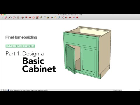 Expert Session: How to Design a Basic Cabinet Using SketchUp