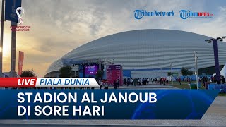 PIALA DUNIA 2022: Pemandangan Stadion Al Janoub Venue Piala Dunia 2022 Qatar di Sore Hari